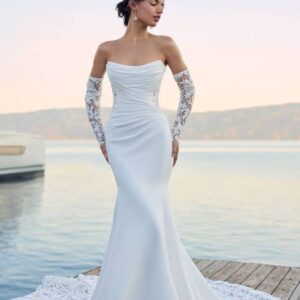 Basque Waist Wedding Dresses