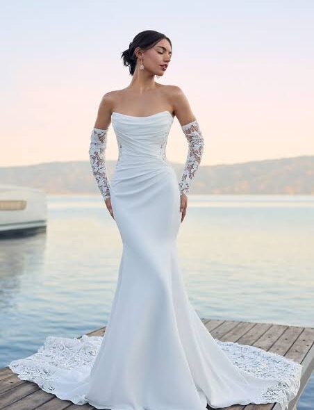 Basque Waist Wedding Dresses