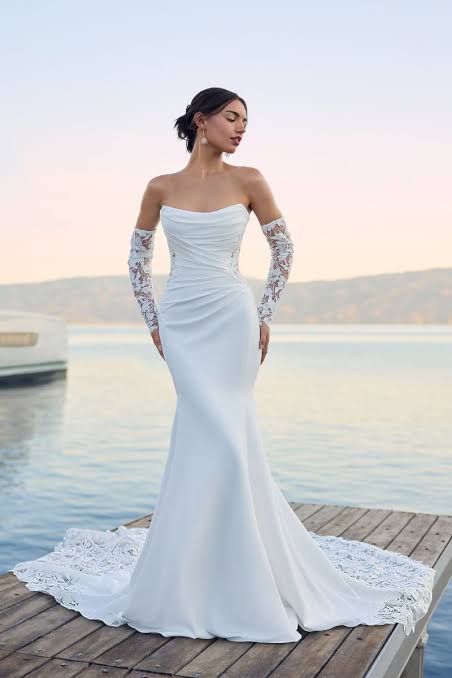 Basque Waist Wedding Dresses